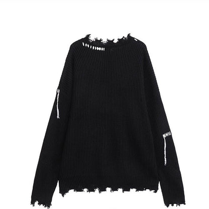 Herren Strickpullover Lässig Französischer Look