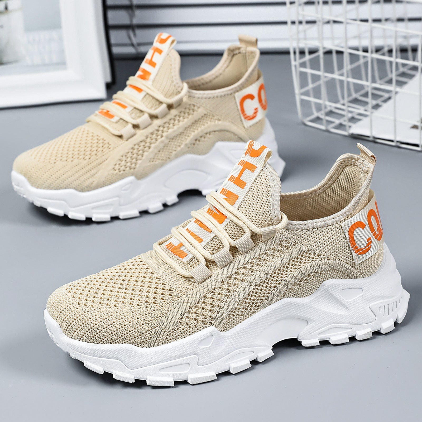 Damen Sneaker Sportlich Bequem atmungsaktiv Mesh - BerlinGlamour