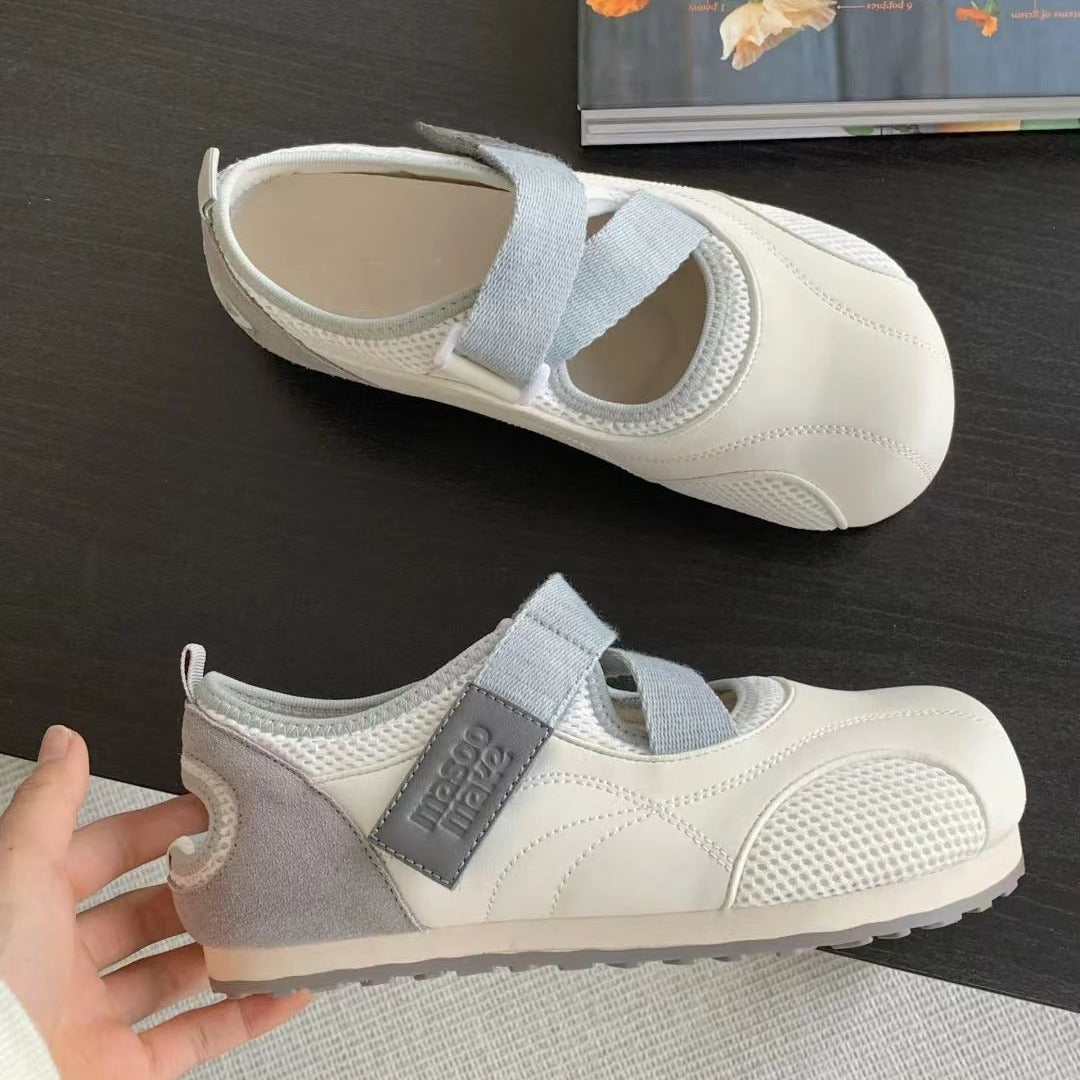 Damen Fitness-Schuhe Bequem Schnell Klettverschluss Sport