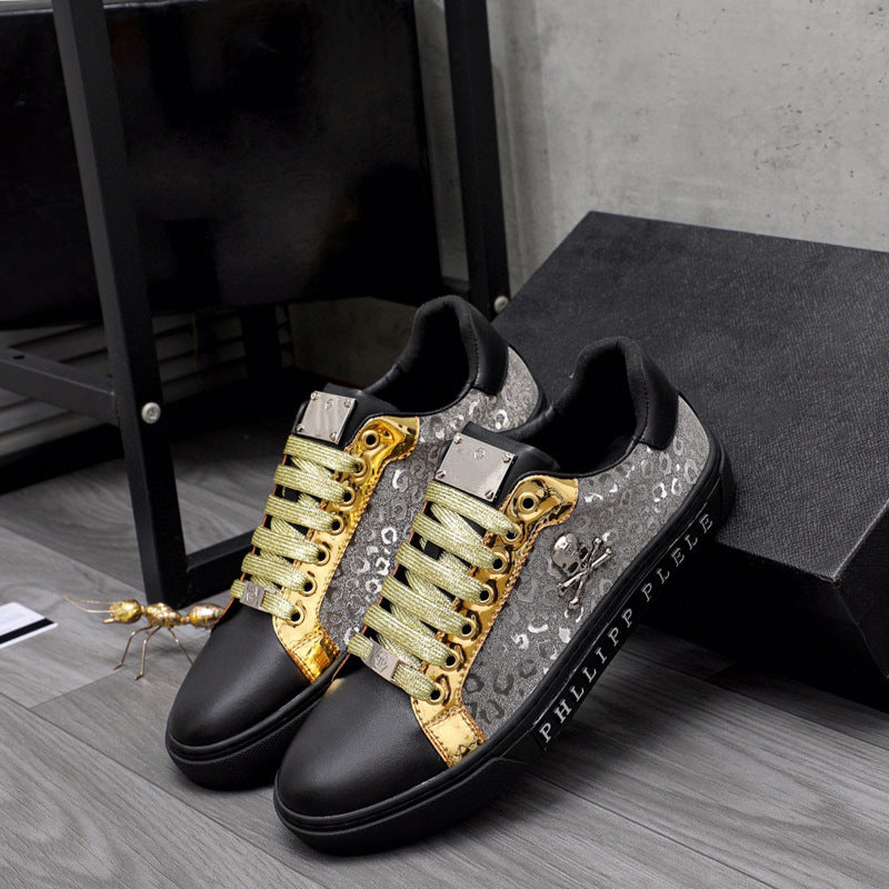 Damen Sneaker Modern Glanz Detail Rutschfest