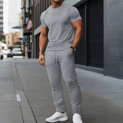 Herren Sportset Stylisch Modern Fitness Outfit