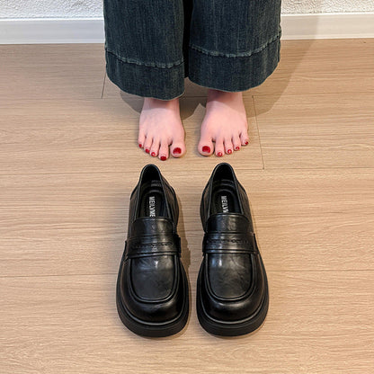 Damen Loafers Lederschuhe Elegant Komfortabel