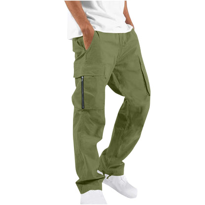 Herren Cargo-Hose Bequem Multi-Taschen Trendig