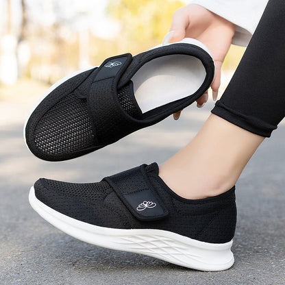 Damen Bequeme Schuhe Mit Klettverschluss Komfortabel