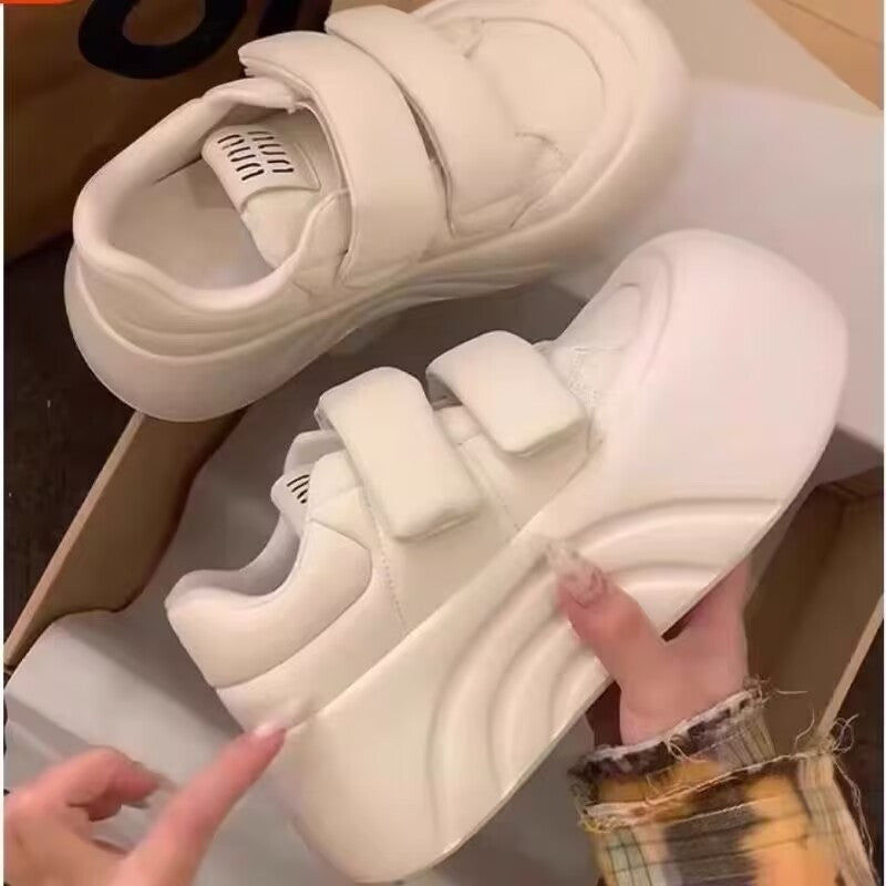 Damen Sneaker Chunky Bequem Dämpfend Mit Klettverschluss