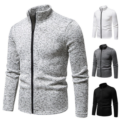 Herren Outdoorjacke Wasserfest mit hohem Kragen