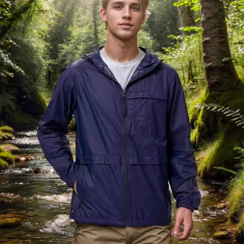 Herren Outdoor-Jacke Winddicht Wasserdicht Funktionell - BerlinGlamour