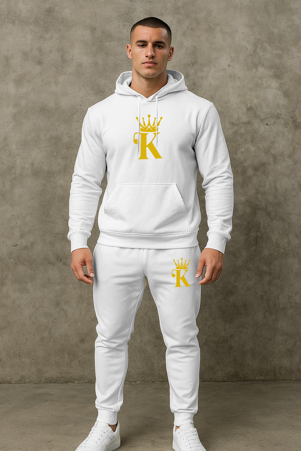 Bequemes Herren Hoodie Jogging Set Sportlich Comfort