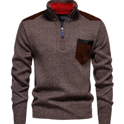 Herren Pullover Modern Halbhohem Kragen Trendig
