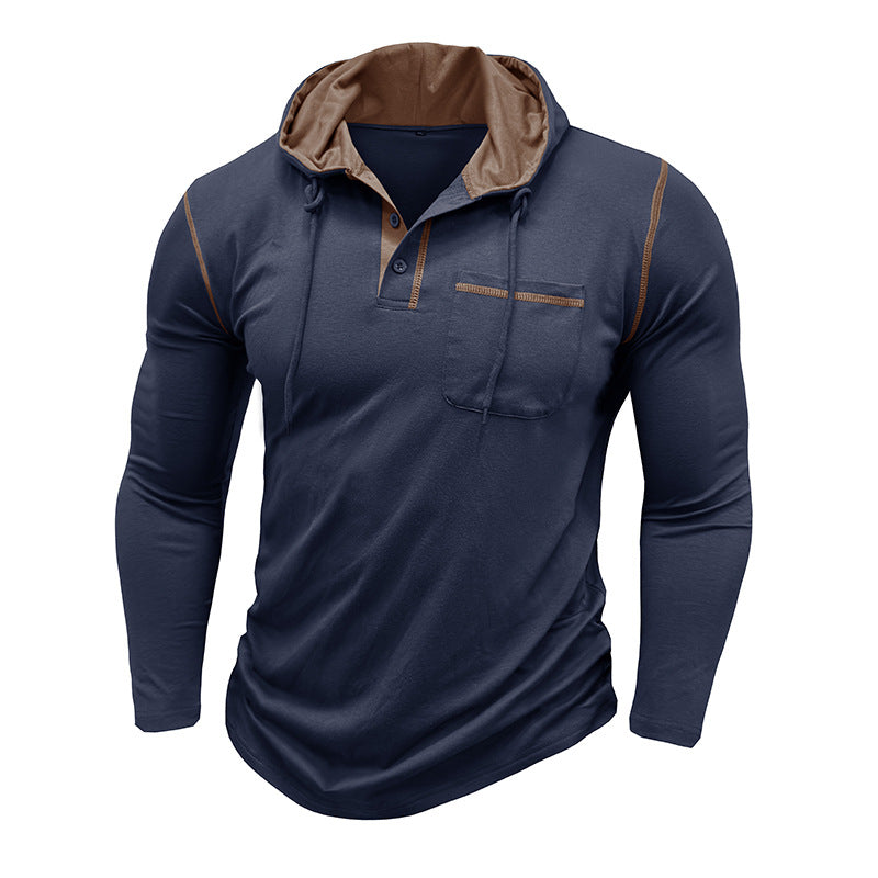 Herren Sweatshirt Kapuze Langarm Hoodie Sportlich