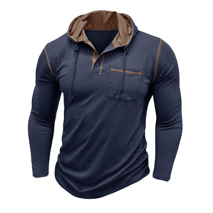 Herren Sweatshirt Kapuze Langarm Hoodie Sportlich