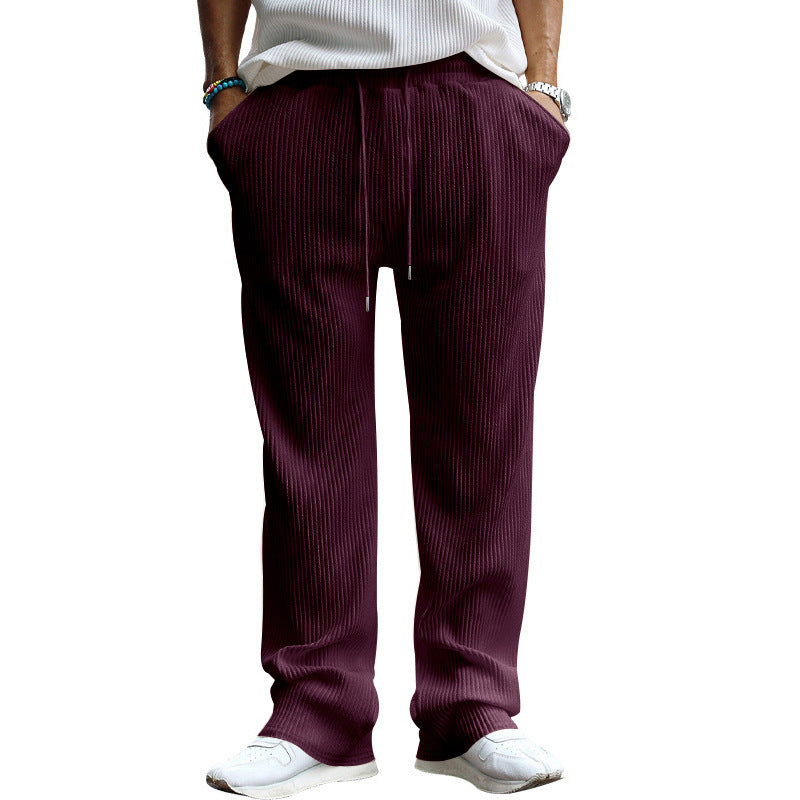 Herren Freizeithose Atmungsaktiv Bequem Mit Kordelzug