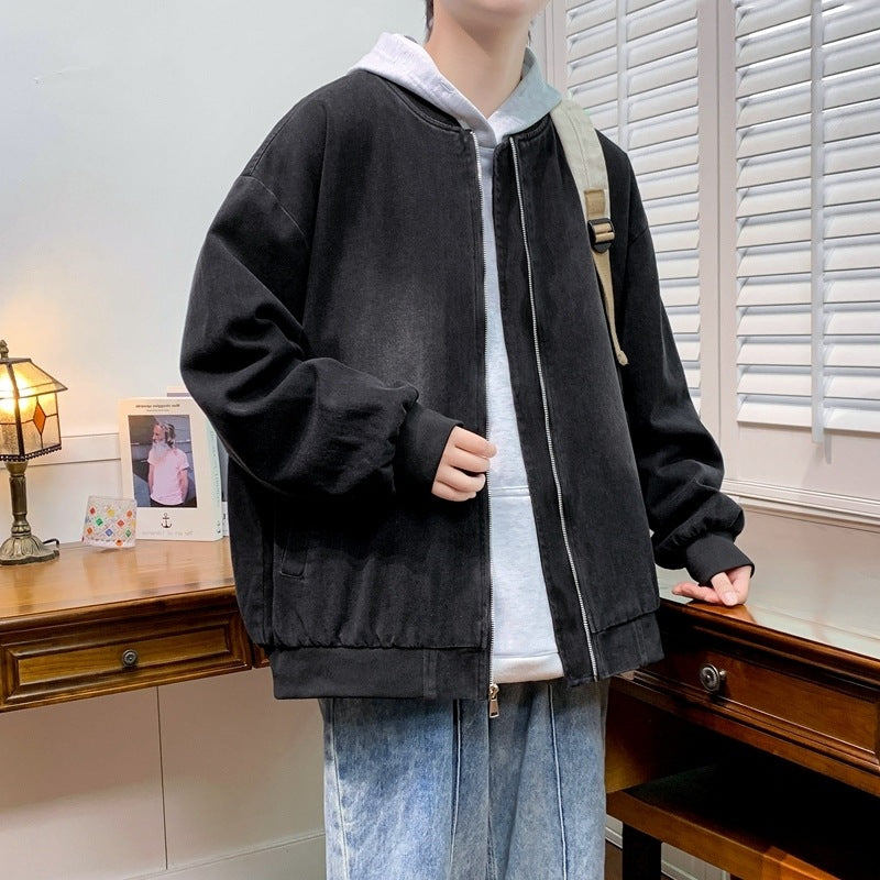 Herren Baumwolljacke Lässig Entspannt Modern