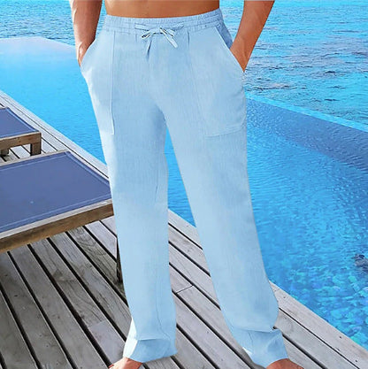 Herren Strandhose Leichte Sommerhose Bequem
