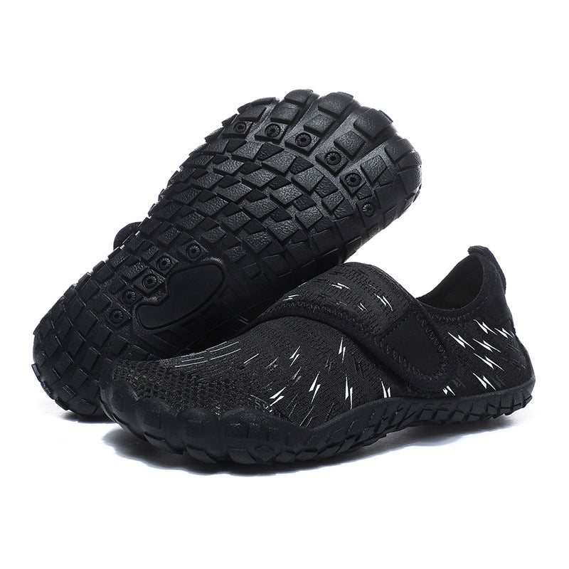 Damen Wasserschuhe Atmungsaktiv Flexibel Schwarz