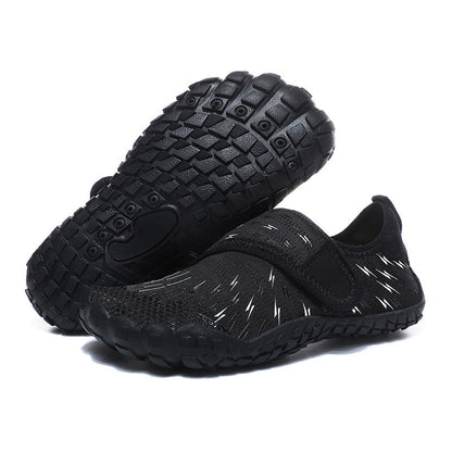 Damen Wasserschuhe Atmungsaktiv Flexibel Schwarz