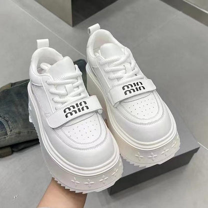 Damen Sneaker Chunky Bequem atmungsaktiv mit Klettverschluss