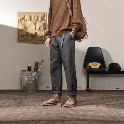 Herren Chino-Hose Relaxed Fit mit Taschen Bequem