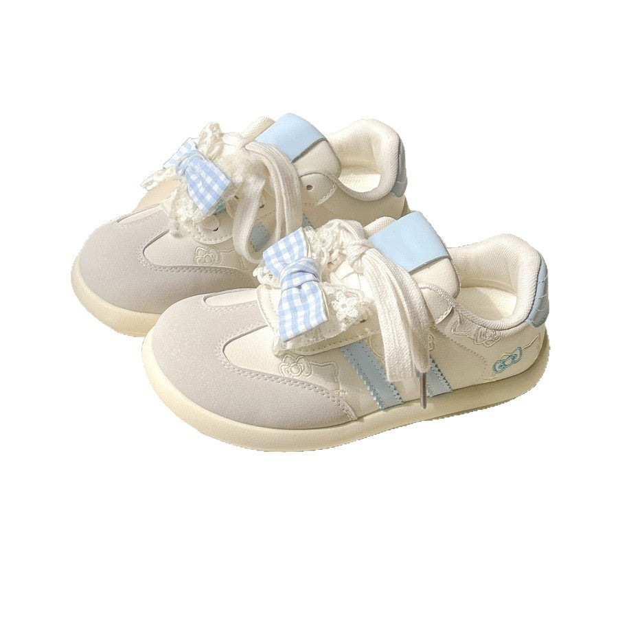 Damen Sneaker Atmungsaktiv mit Schleifen Damen Sportschuh