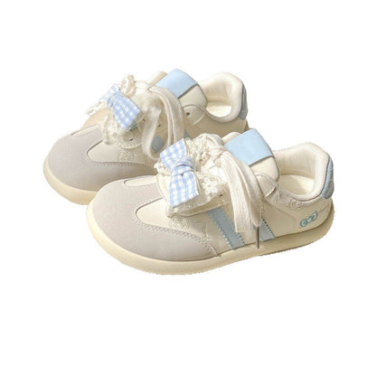 Damen Sneaker Atmungsaktiv mit Schleifen Damen Sportschuh