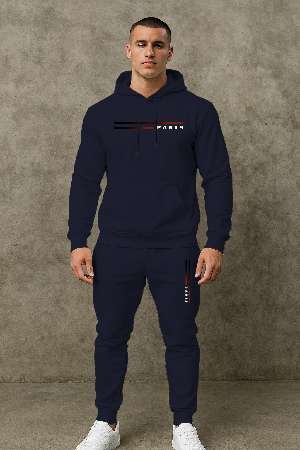 Herren Sportanzug Jogginganzug Mit Taschen Funktionell Modern