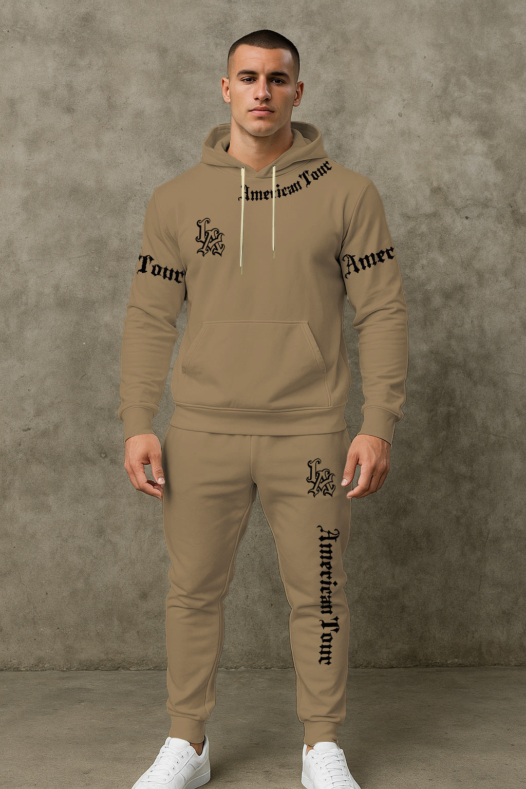 Herren Hoodie Set Jogginghose Streetwear Sportlich