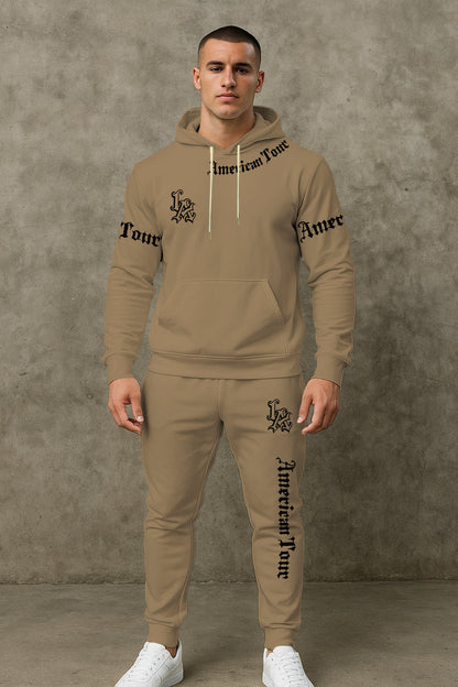 Herren Hoodie Set Jogginghose Streetwear Sportlich