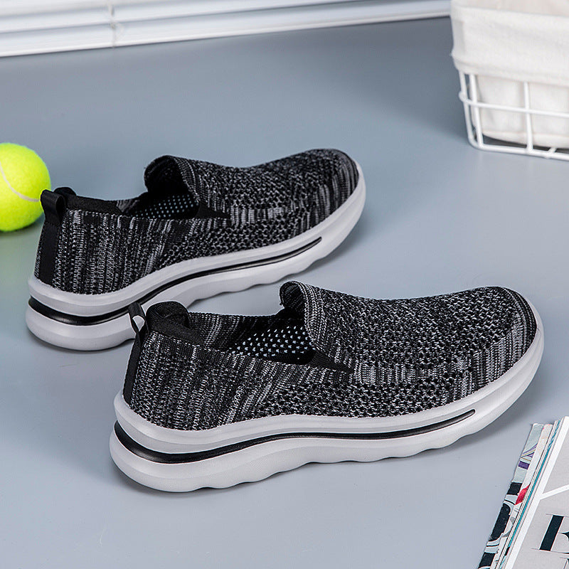 Damen Sneaker Slip-On Atmungsaktiv Comfort Mesh