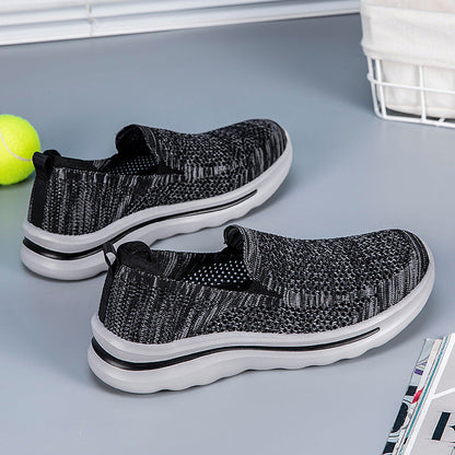 Damen Sneaker Slip-On Atmungsaktiv Comfort Mesh