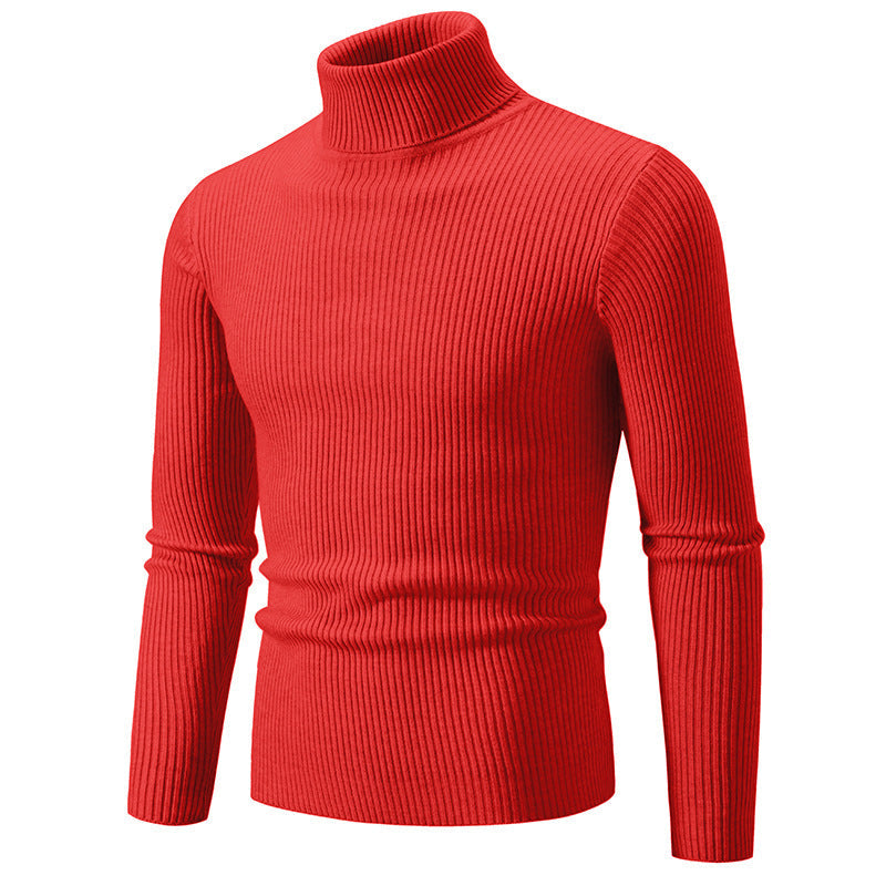 Herren Rollkragenpullover Fein Strick Langlebig Elegent