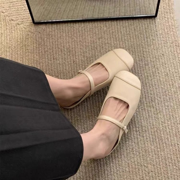 Damen Sling Pumps mit Schnalle Elegante High Heels Schuhe