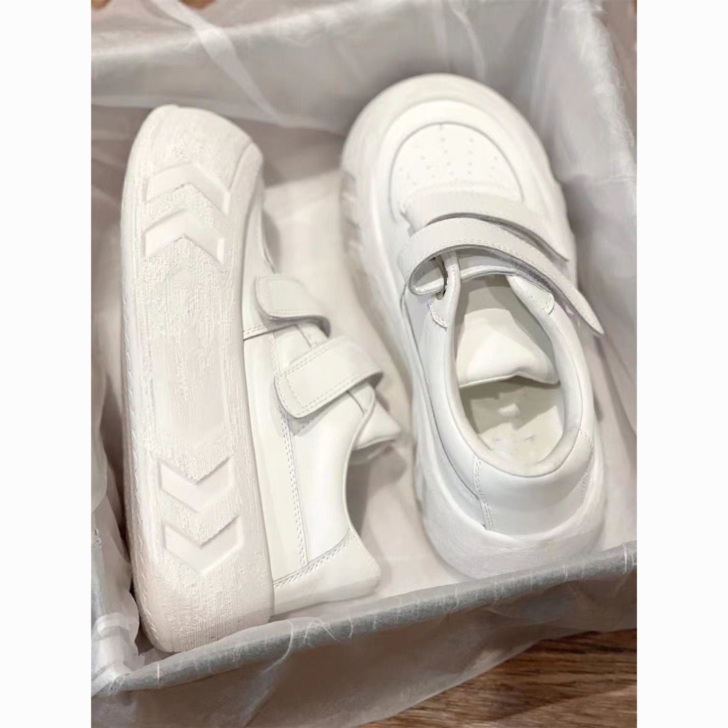 Damen Sneaker Komfortabel Klettverschluss Bequem Mode - BerlinGlamour