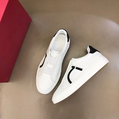 Damen Sneaker Sportlich Elastisch Slip On Schuhe Modern