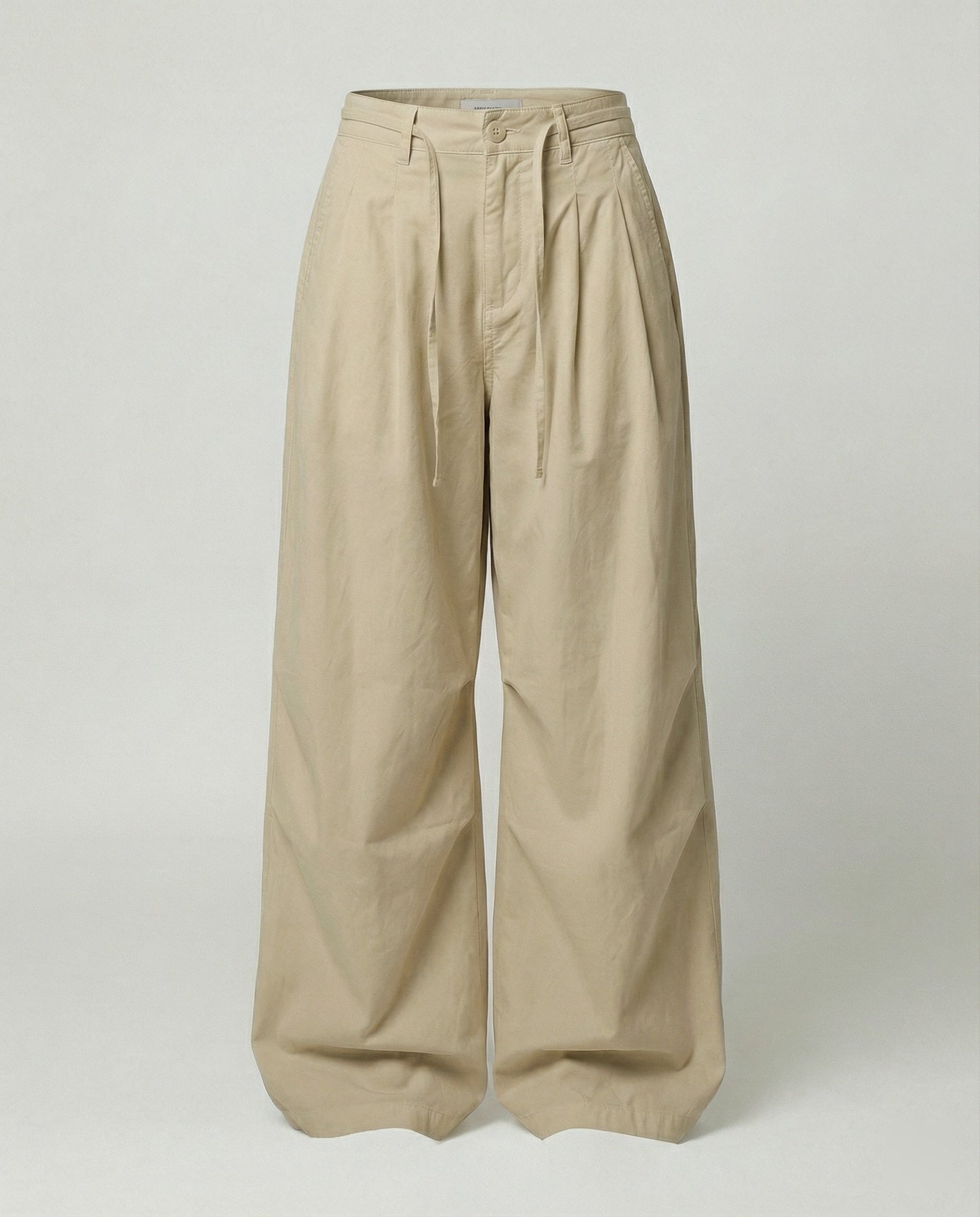 Damen Hose Hohe Taille Weites Bein Lang