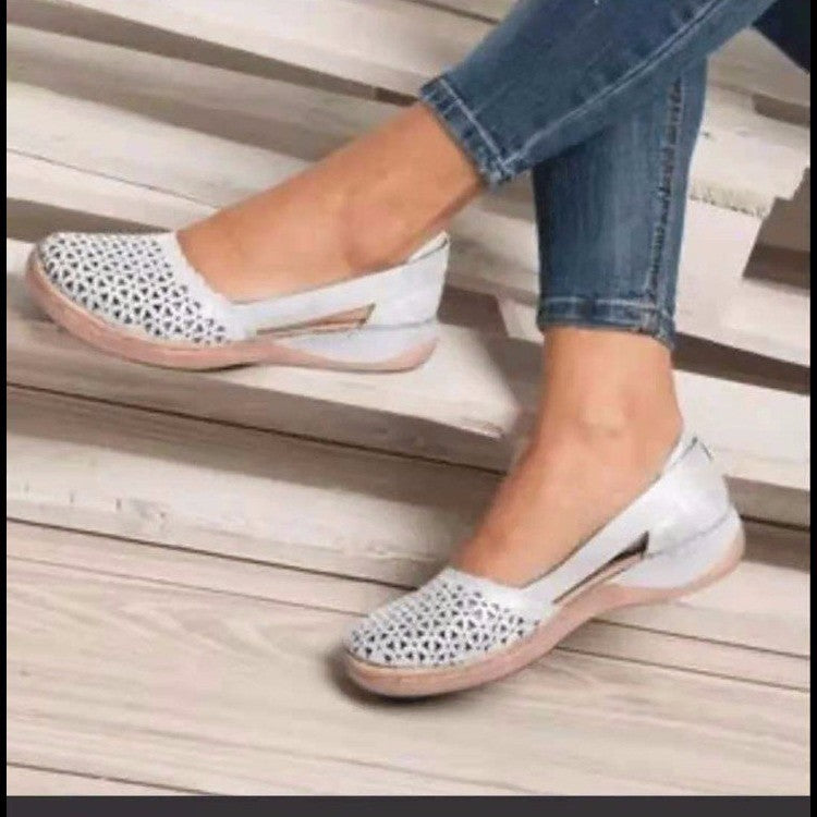 Damen Clogs atmungsaktiv Lochmuster Bequem Heidi