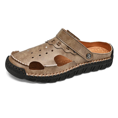Damen Ledersandalen Sommerlich Offen atmungsaktiv