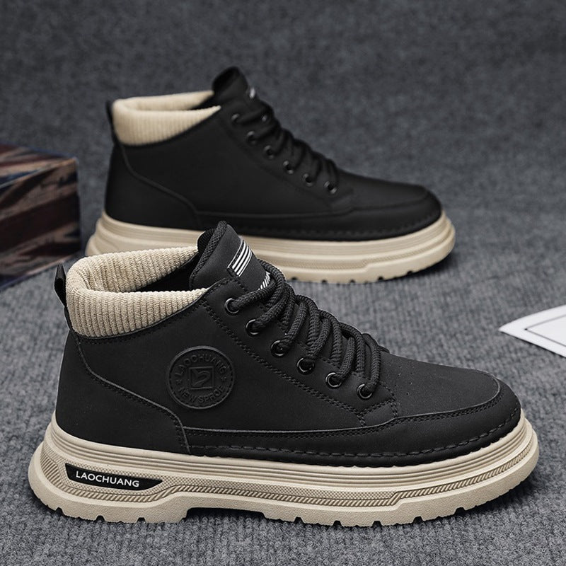 Damen Sneaker Hoch Frauen Sneaker Mit gepolsterter Knöchelpartie