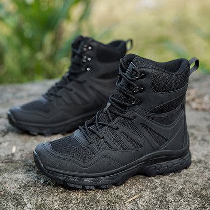 Herren Wanderschuhe Hoch Knöchelschutz Outdoor Trekking Schuhe