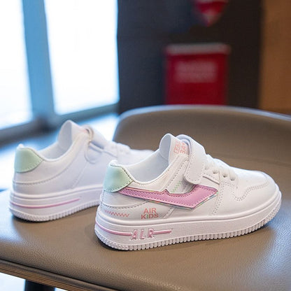 Damen Sneaker Sportlich Klett Schuhe Komfortabel