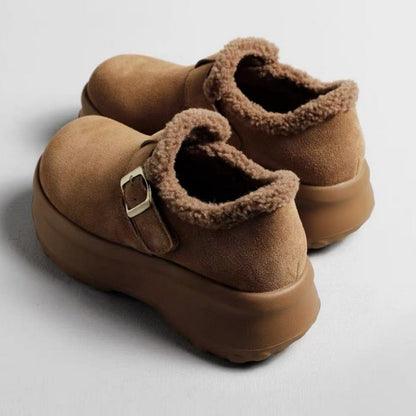 Damen Clogs Komfortabel mit Weichem Kunstfellfutter