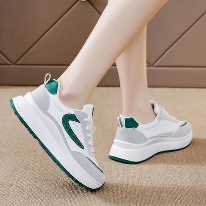 Damen Sneaker Plateau Komfort Schuhe Trendig - BerlinGlamour