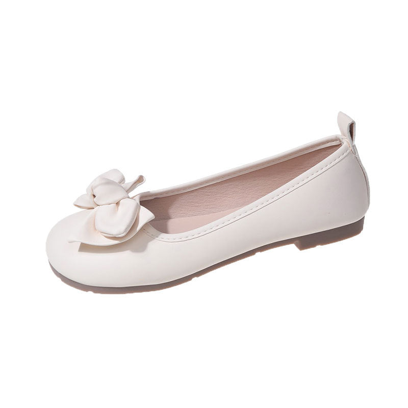 Damen Ballerinas Schleifenakzent Bequem Komfort Innensohle