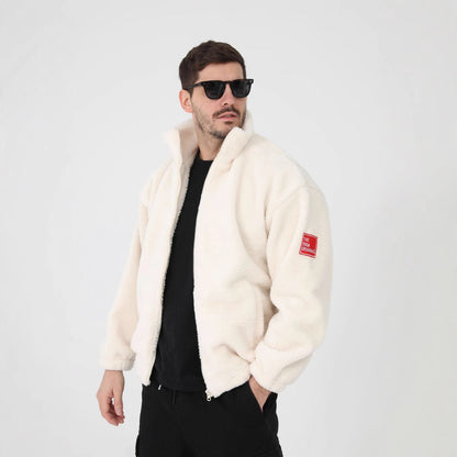 Herren Fleecemantel Warm Bequem Outdoor