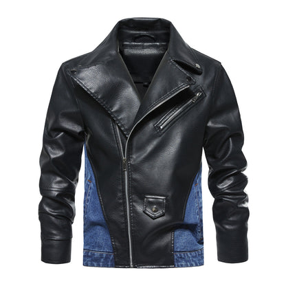 Herren Lederjacke Jeans Kombi Modern Urban - BerlinGlamour