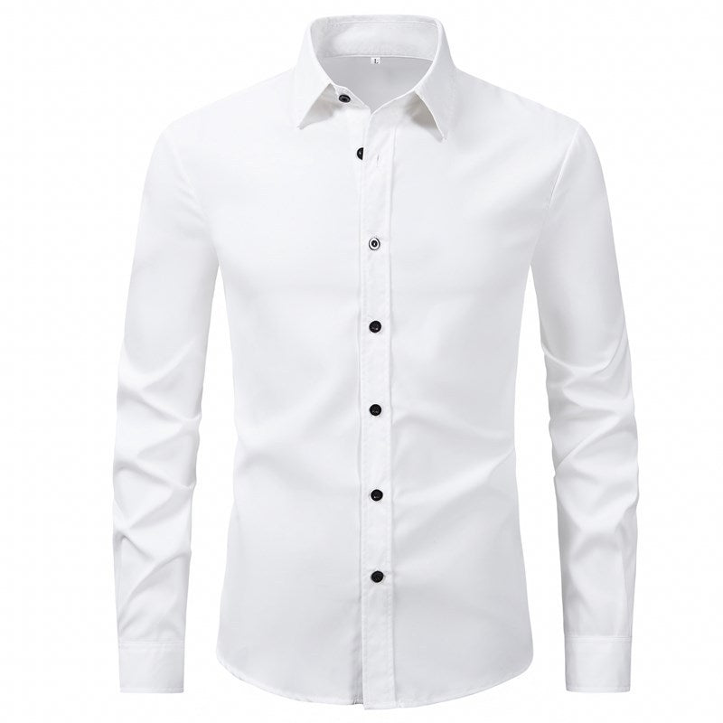 Herren Langarmhemd Elegant Modern Style