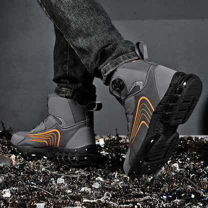 Damen Sicherheitsstiefel Rutschfest Dämpfend Arbeitsschuhe