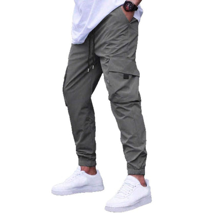 Herren Cargo-Jogger Bequem Elastisch Viel Taschen