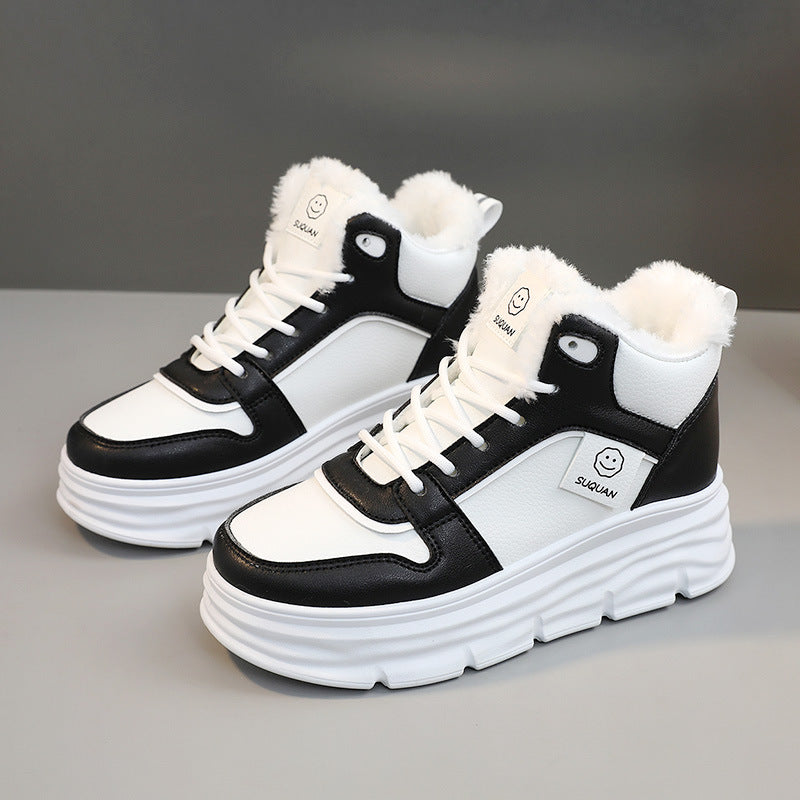 Damen Winter Sneaker Chunky Warm Rutschfest