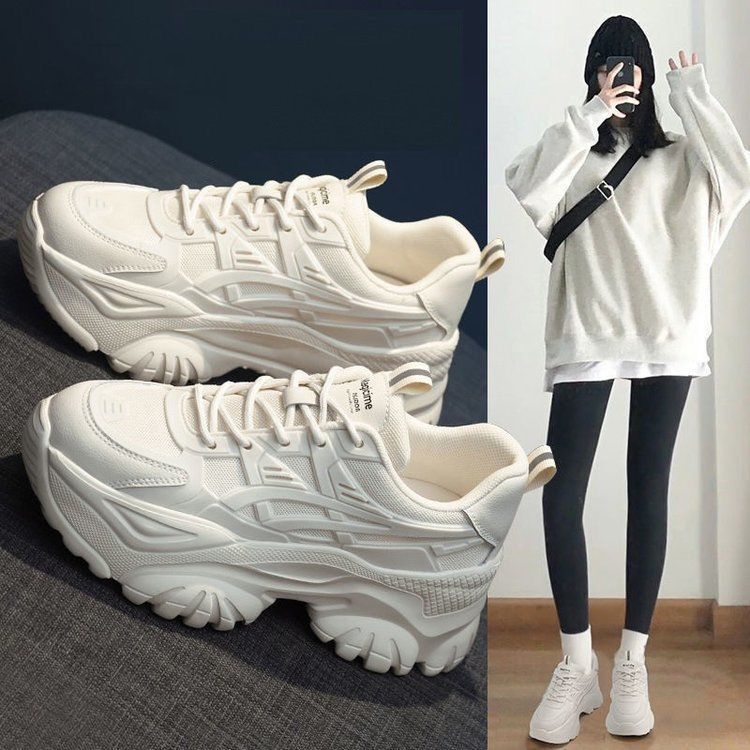 Damen Sneaker Chunky Bequem Dämpfung robust - BerlinGlamour