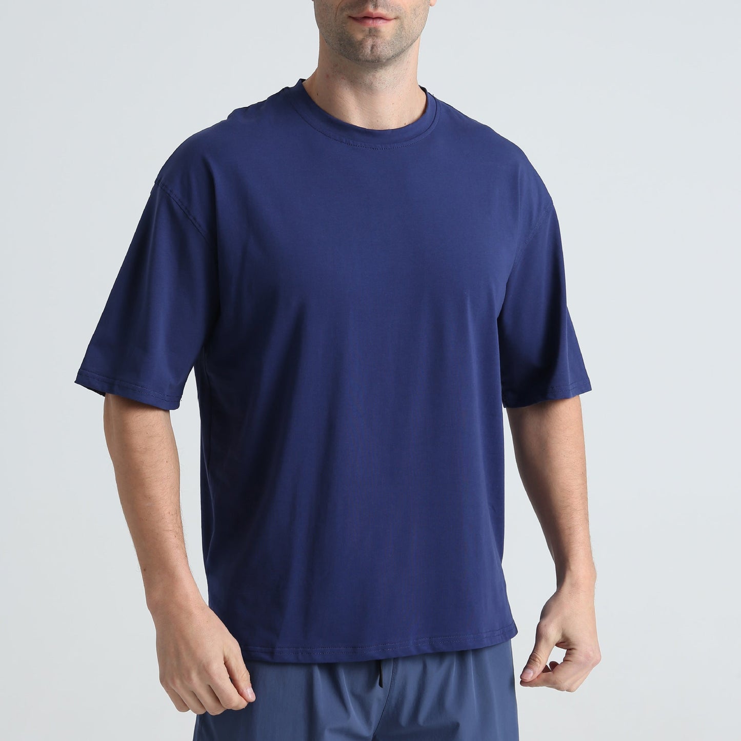 Herren T-Shirt Bequem Loose Fit aus Baumwolle